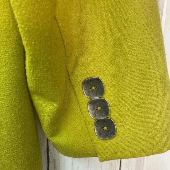 New York & Co  Green 3/4 sleeve blazer size Small work/casual - Picture 7 of 12